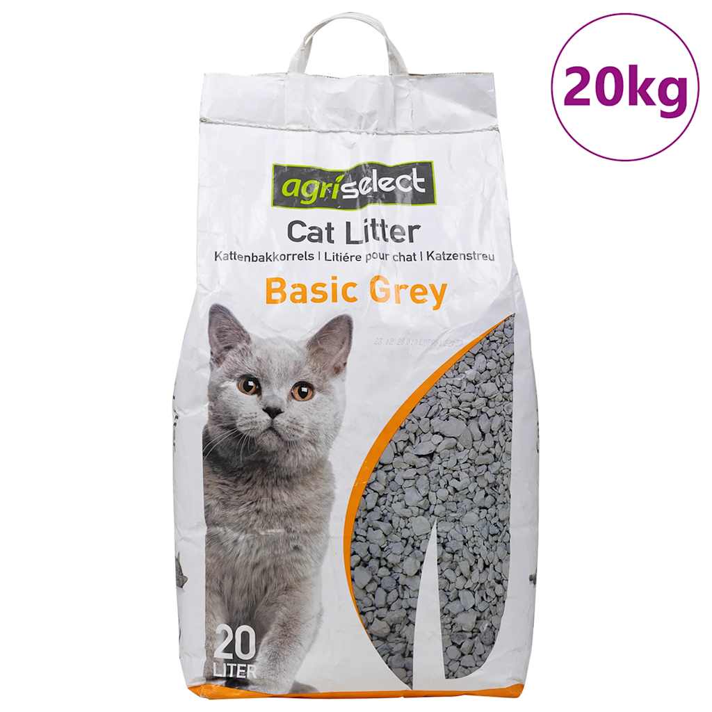 Litière pour chat VidaXL au parfum de poudre pour bébé bentonite 20l