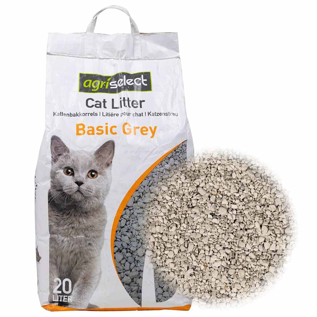 Litière pour chat VidaXL au parfum de poudre pour bébé bentonite 20l