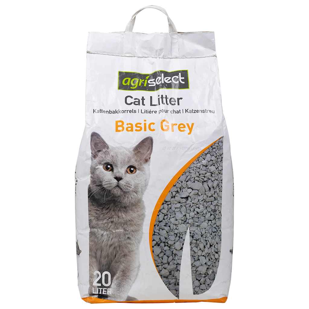 Litière pour chat VidaXL au parfum de poudre pour bébé bentonite 20l