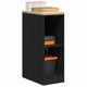Vidaxx armoire de garage 30x51x85 cm bois de pin massif noir