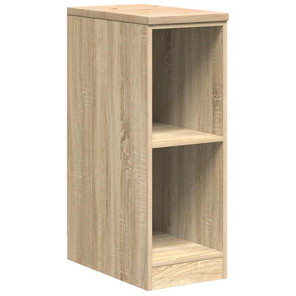 Vidaxx armoire de garage 30x51x85 cm bois de pin massif coloré chêne sonoma