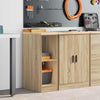 Vidaxx armoire de garage 30x51x85 cm bois de pin massif coloré chêne sonoma