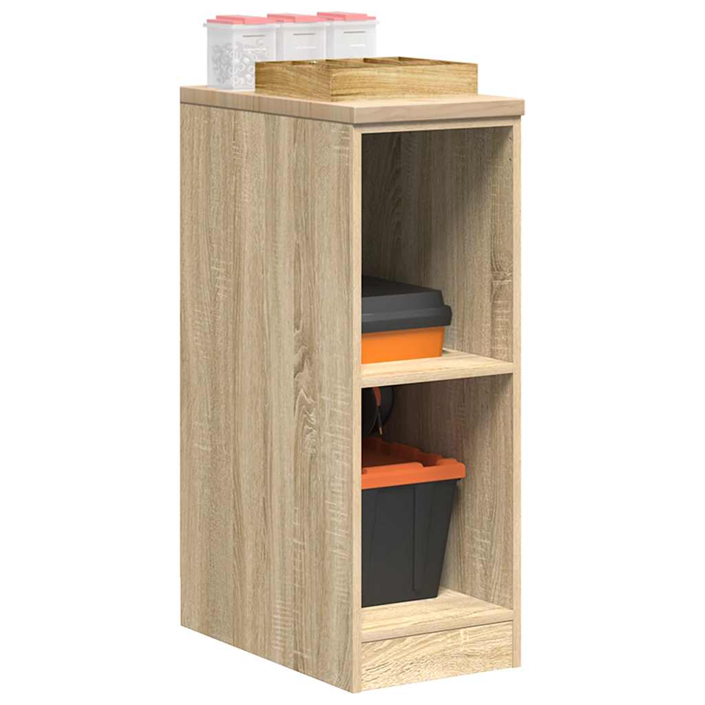 Vidaxx armoire de garage 30x51x85 cm bois de pin massif coloré chêne sonoma