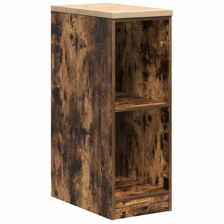 Vidaxx armoire de garage 30x51x85 cm bois de pin massif, chêne fumé