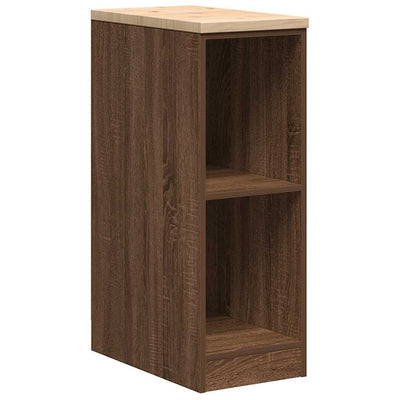 Vidaxx armoire de garage 30x51x85 cm bois de pin massif, chêne brun