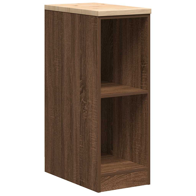 Vidaxx armoire de garage 30x51x85 cm bois de pin massif, chêne brun