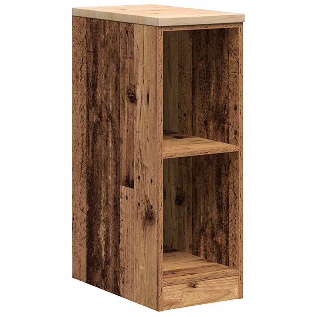 Vidaxx armoire de garage 30x51x85 cm vieux bois de pin massif