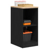 Vidaxx armoire de garage 40x51x85 cm bois de pin massif noir