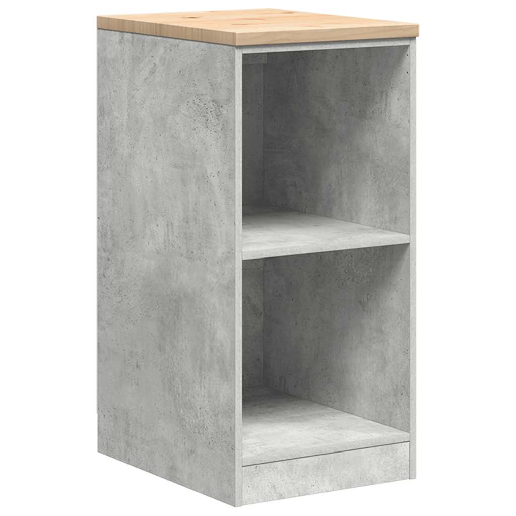 Vidaxx armoire de garage 40x51x85 cm bois de pin massif gris béton