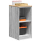 Vidaxx armoire de garage 40x51x85 cm bois de pin massif gris sonoma