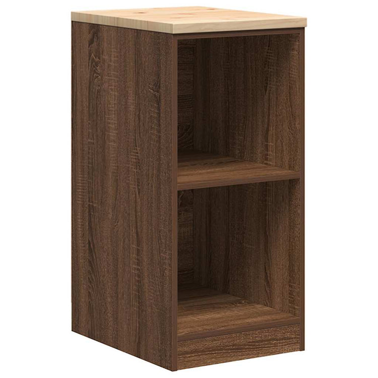 Vidaxx armoire de garage 40x51x85 cm bois de pin massif, chêne brun