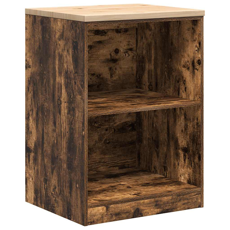 Vidaxx armoire de garage 60x51x85 cm bois de pin massif, chêne fumé