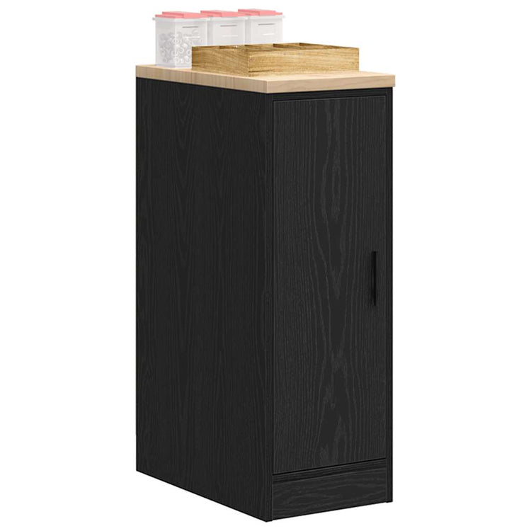 Vidaxx armoire de garage 30x51x85 cm bois de pin massif noir