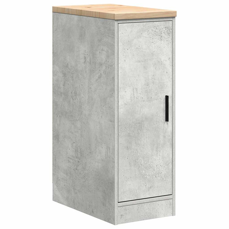 Vidaxx armoire de garage 30x51x85 cm bois de pin massif gris béton