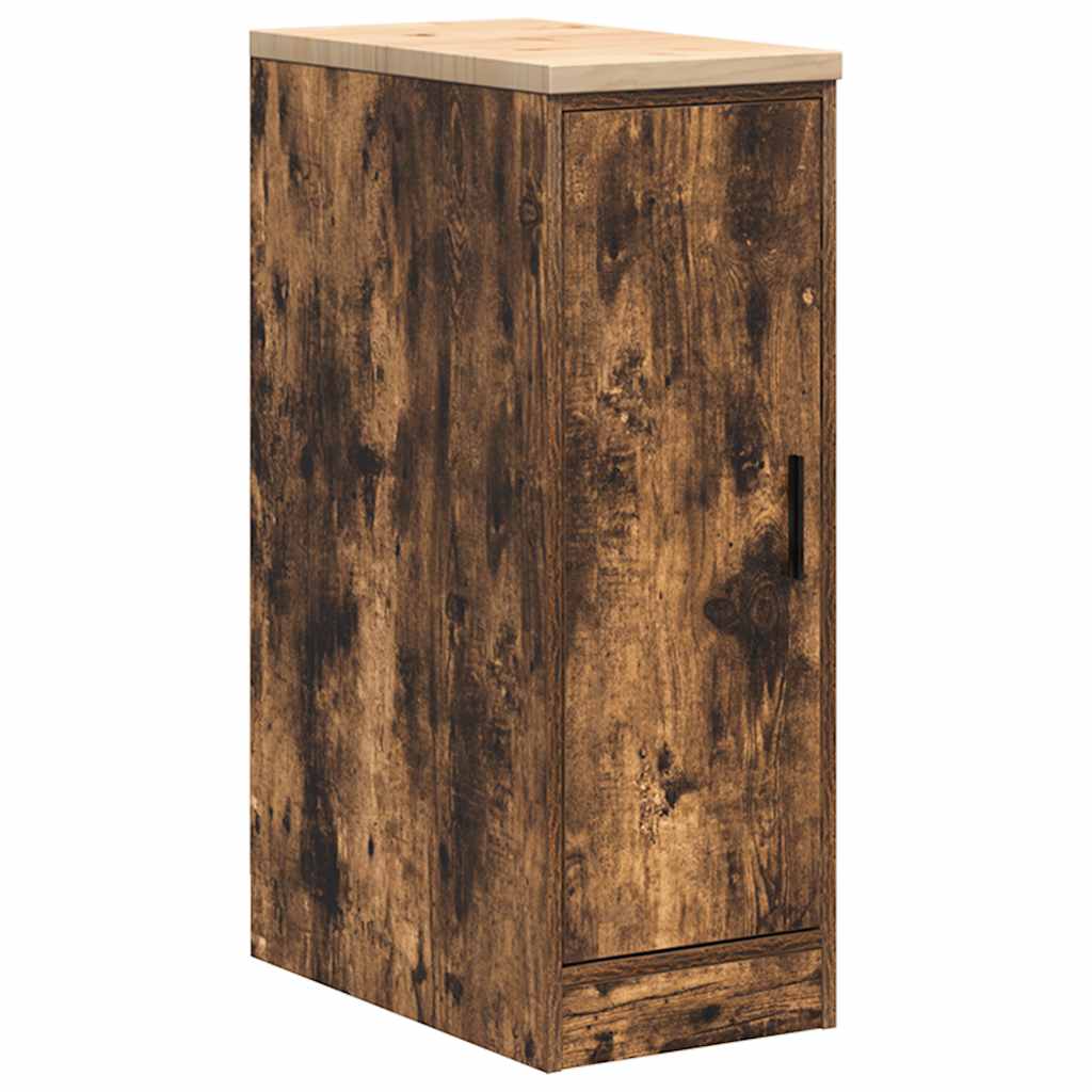 Vidaxx armoire de garage 30x51x85 cm bois de pin massif, chêne fumé