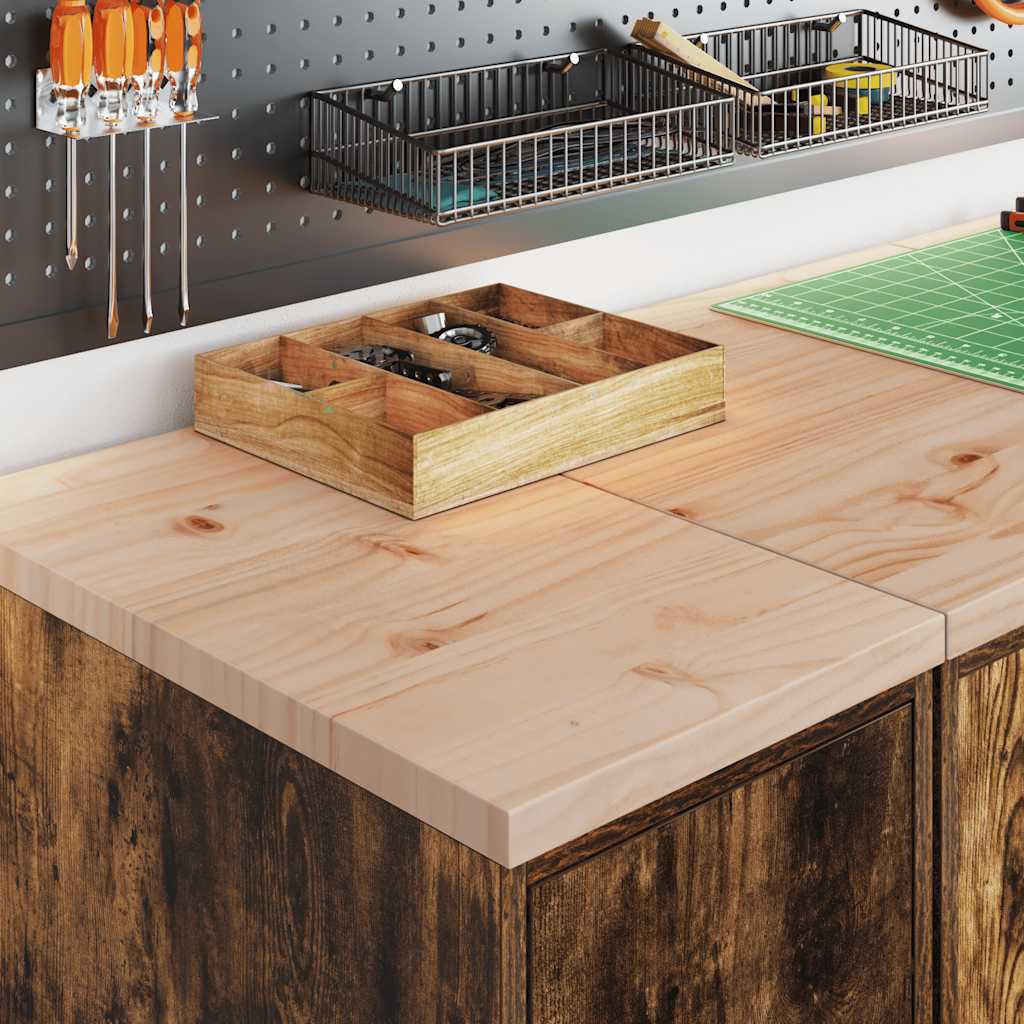 Vidaxx armoire de garage 30x51x85 cm bois de pin massif, chêne fumé