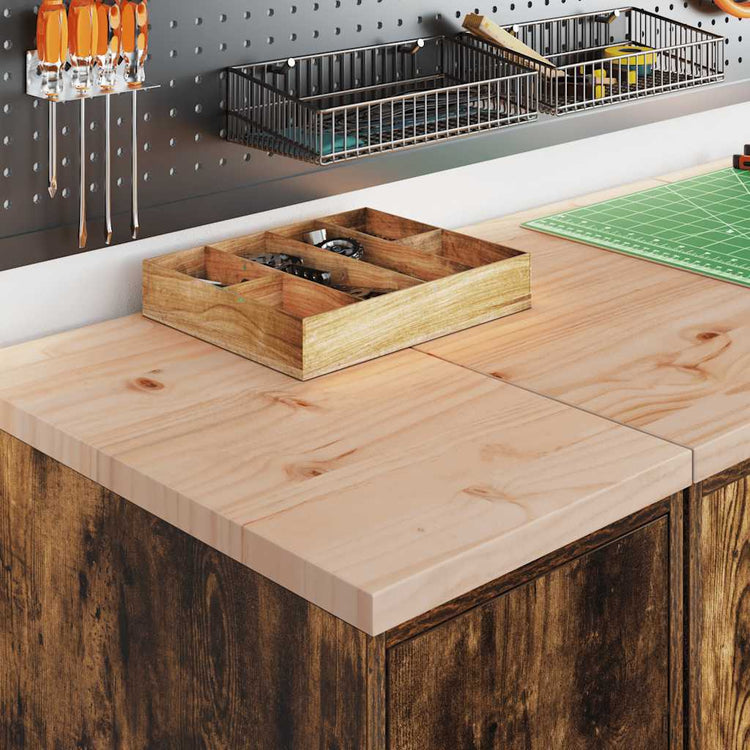 Vidaxx armoire de garage 30x51x85 cm bois de pin massif, chêne fumé