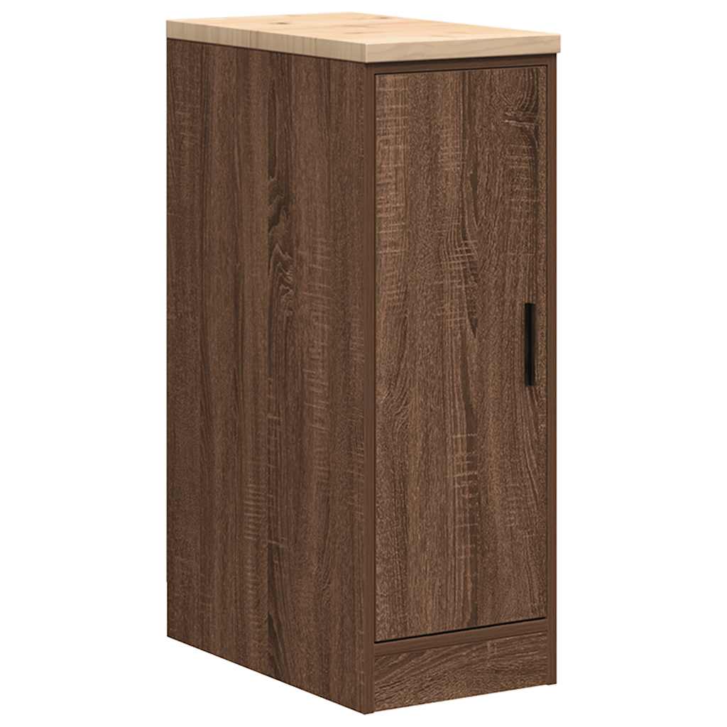 Vidaxx armoire de garage 30x51x85 cm bois de pin massif, chêne brun