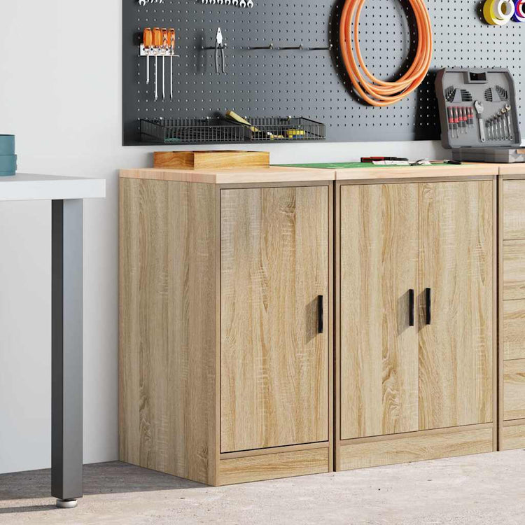 Vidaxx armoire de garage 40x51x85 cm bois de pin massif coloré chêne sonoma