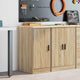 Vidaxx armoire de garage 40x51x85 cm bois de pin massif coloré chêne sonoma