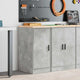 Vidaxx armoire de garage 40x51x85 cm bois de pin massif gris béton
