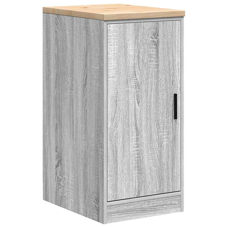 Vidaxx armoire de garage 40x51x85 cm bois de pin massif gris sonoma