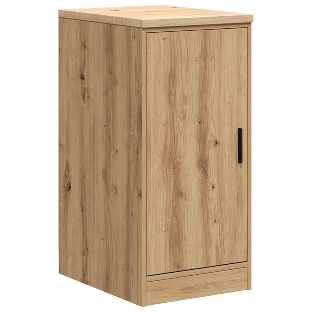 Vidaxx armoire de garage 40x51x85 cm en bois de pin massif artisanal couleur chêne