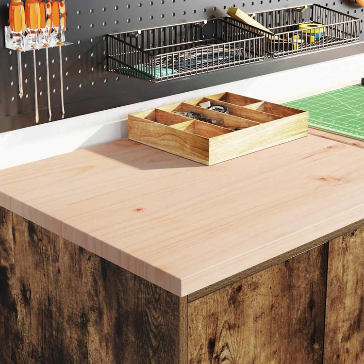 Vidaxx armoire de garage 60x51x85 cm bois de pin massif, chêne fumé