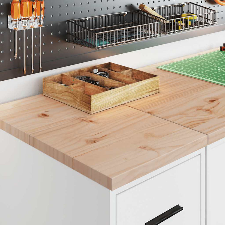 Vidaxx armoire de garage 30x51x85 cm bois de pin massif blanc