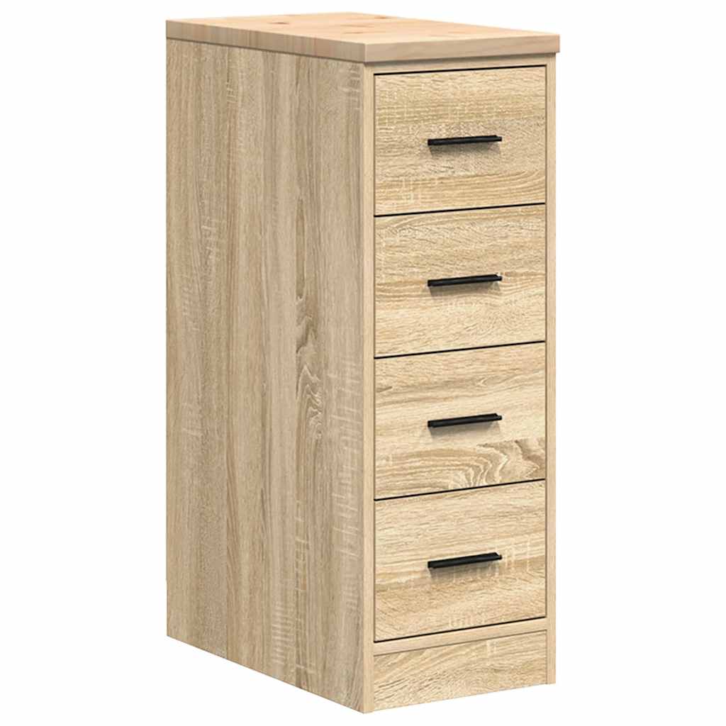 Vidaxx armoire de garage 30x51x85 cm bois de pin massif coloré chêne sonoma