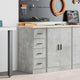 Vidaxx armoire de garage 30x51x85 cm bois de pin massif gris béton