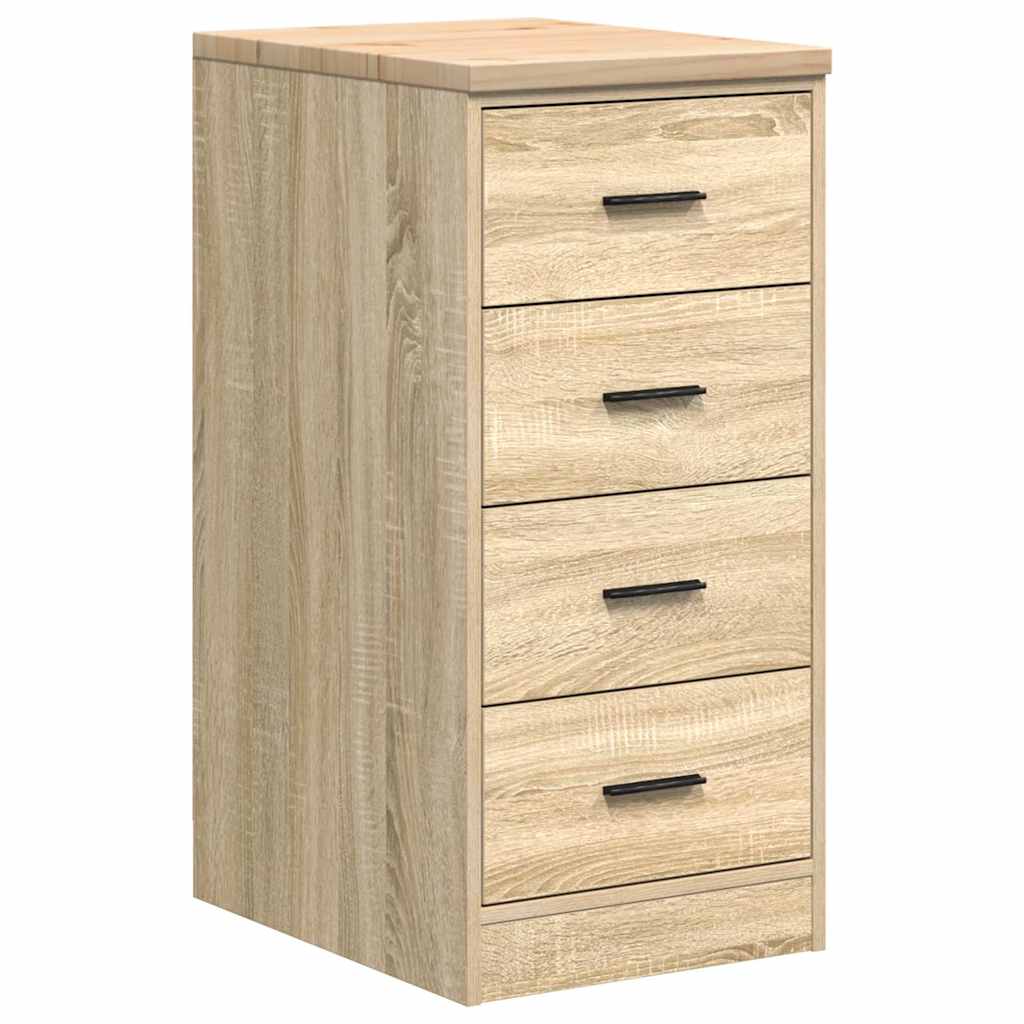 Vidaxx armoire de garage 40x51x85 cm bois de pin massif coloré chêne sonoma