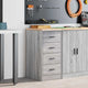Vidaxx armoire de garage 40x51x85 cm bois de pin massif gris sonoma