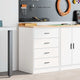 Vidaxx armoire de garage 60x51x85 cm bois de pin massif blanc