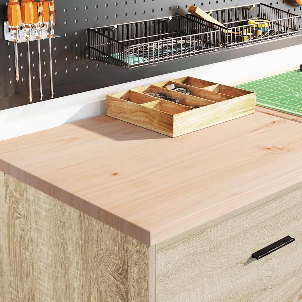 Vidaxx armoire de garage 60x51x85 cm bois de pin massif couleur chêne sonoma