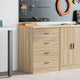 Vidaxx armoire de garage 60x51x85 cm bois de pin massif couleur chêne sonoma