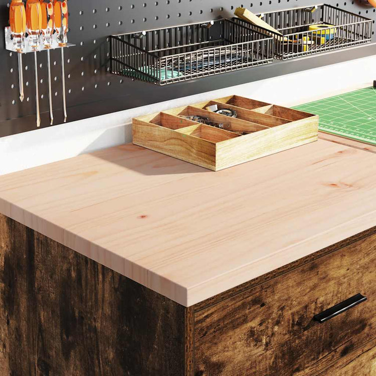 Vidaxx armoire de garage 60x51x85 cm bois de pin massif, chêne fumé