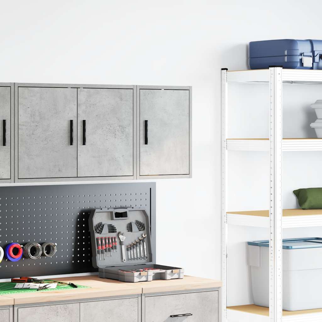 Vidaxx armoire murale de garage béton gris finition bois