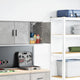 Vidaxx armoire murale de garage béton gris finition bois
