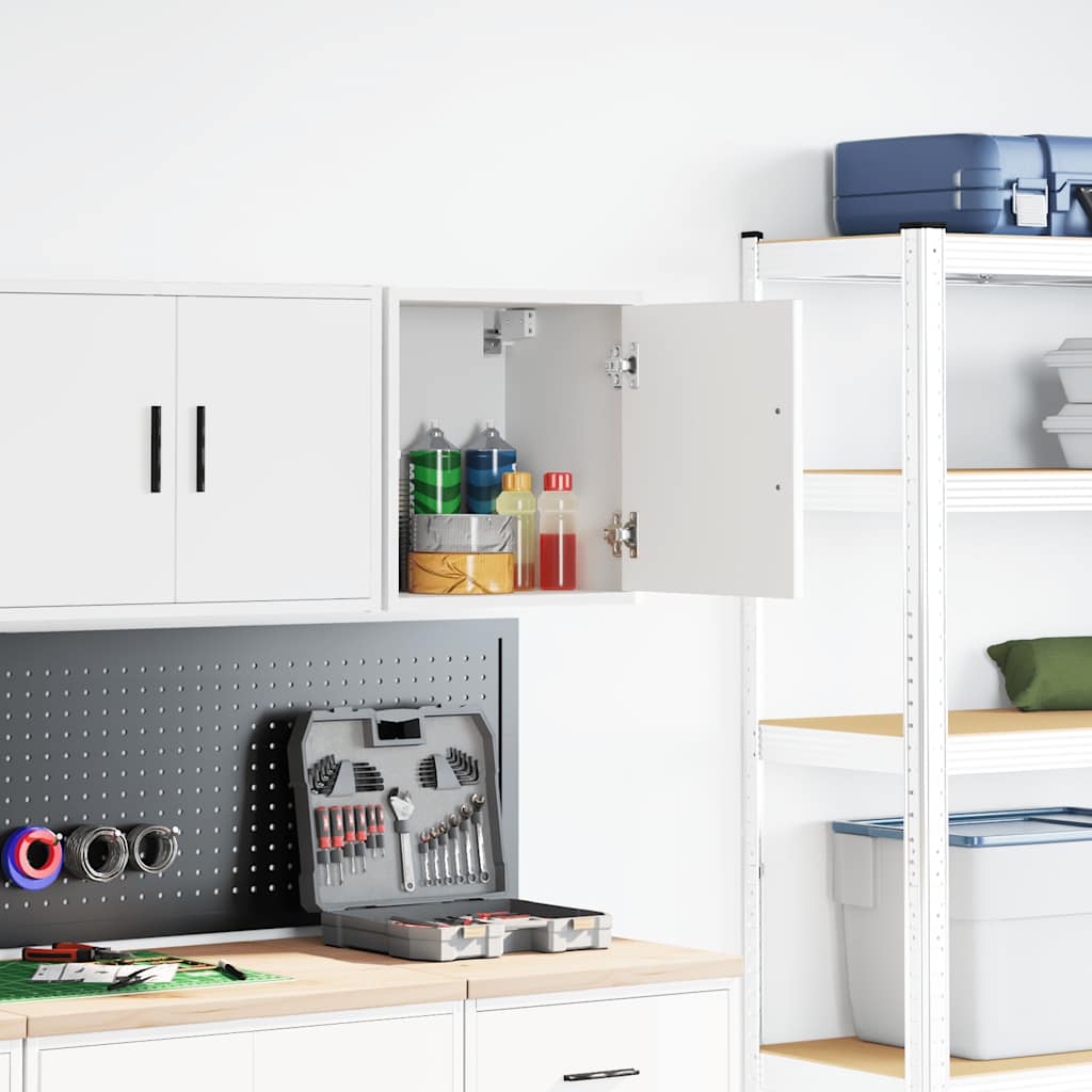 Vidaxx armoire murale de garage fini bois blanc