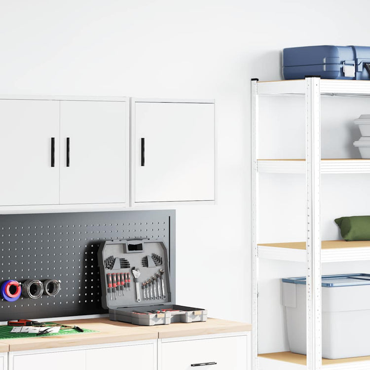 Vidaxx armoire murale de garage fini bois blanc