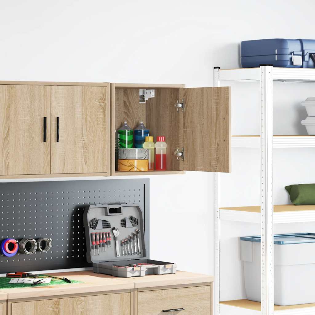 Vidaxx armoire murale de garage sonoma bois fini couleur chêne