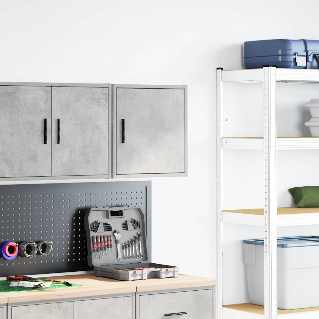 Vidaxx armoire murale de garage béton gris finition bois