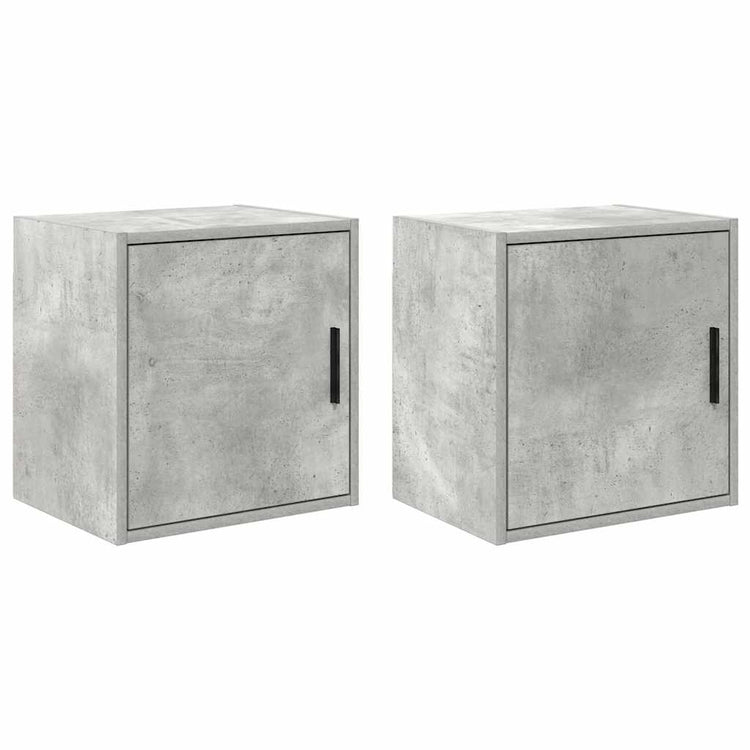 Vidaxx armoires murales de garage 2 pcs bois d'ingénierie béton gris