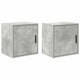 Vidaxx armoires murales de garage 2 pcs bois d'ingénierie béton gris
