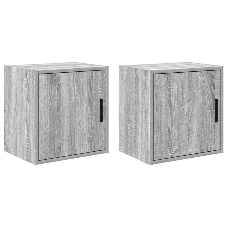 Vidaxx armoires murales de garage 2 pcs en aggloméré gris sonoma