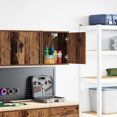 Vidaxx armoire murale de garage bois traité vieux bois