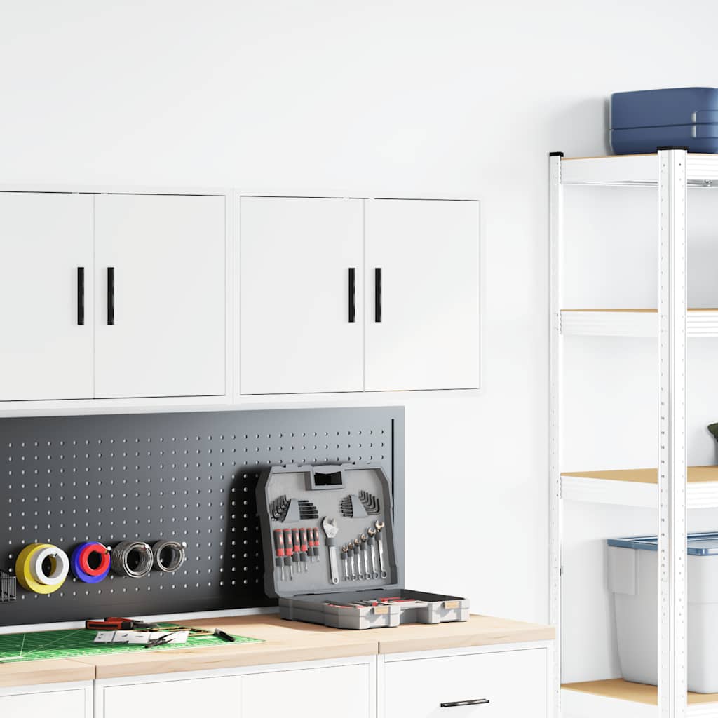 Vidaxx armoire murale de garage fini bois blanc