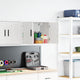 Vidaxx armoire murale de garage fini bois blanc