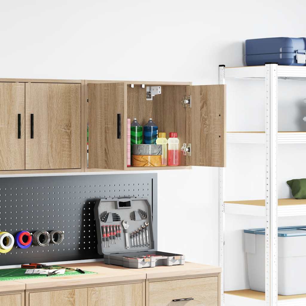 Vidaxx armoire murale de garage sonoma bois fini couleur chêne